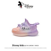迪士尼米奇女童飞织椰子鞋透气网面夏季款儿童鞋男童轻便束扣鞋