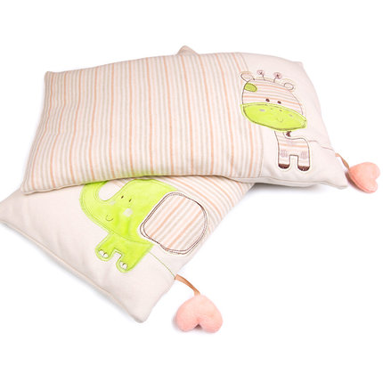 婴儿枕头荞麦新生儿宝宝定型枕头儿童纯棉枕套四季通用0-1-3-6岁