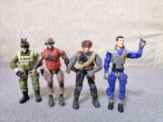 外贸3.75寸兵人模型军人警察太空员10cm关节可动人偶沙盘军事玩具