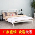 欧式铁艺床双人床1.5米1.8米简约儿童床单人床公主床铁床不锈钢床