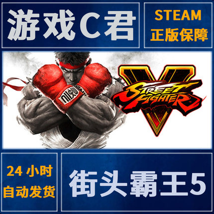 Steam正版游戏 街头霸王5 Street Fighter V 冠军 激活码 全球Key