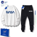 NASA男童卫衣卫裤运动套装2024新款春秋季女童中大童时尚秋装儿童
