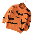 儿童毛衣蝙蝠冬季1-3岁5圆领宝宝长袖针织衫男童洋气打底衫上衣潮