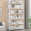 简易书架落地靠墙客厅置物架分层收纳架储物柜简约现代家用书柜