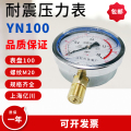 真空耐震压力表YN100 气压表水压油压负压液压1.6MPA抗震防震表