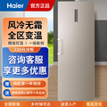Haier/海尔家用立式冰柜一级能效直冷/风冷无霜小型冷柜