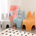 小凳子家用矮凳儿童塑料小板凳洗澡防滑浴室凳幼儿园宝宝靠背椅子