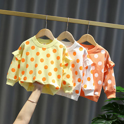 女宝宝春装长袖卫衣T恤0-1-2-3岁女童装上衣纯棉打底衫婴儿衣服潮