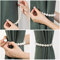 窗帘绑带轻奢高档门帘装饰挂件创意配件饰品夹子扣环ABS珍珠可爱