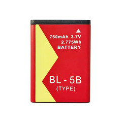 数码相机BL5B电池诺基亚手机插卡音箱3.7VA品750mah金标锂电池