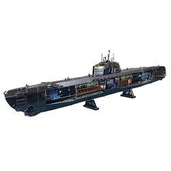 钢魔像 3D立体金属拼图DIY手工拼装模型 彩色 德国U型潜艇XXI