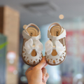女宝宝凉鞋夏季女小童镂空公主鞋1一2岁软底单鞋透气包头婴儿鞋子