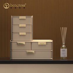 正品bencross本心本来桌面收纳盒多层储物盒家用多功能抽屉整理盒