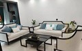 推荐新中式实木沙发组合现代客厅布艺沙发椅酒店样板房售楼处家具