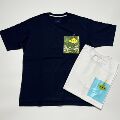 【特价现货】adlib男装 PVC塑料口袋外星图案印花纯棉休闲短袖T恤