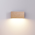 实木壁灯 长方形白蜡木极简风格原木色卧室床头客厅玄关过道壁灯