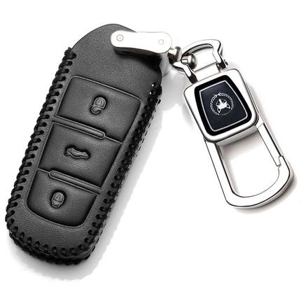 大众2016款迈腾B7钥匙包18款CC15款老款CC专用真皮汽车遥控钥匙套