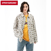 SprayGround春季新品美式复古夹克外套男女通勤休闲小熊潮牌上衣