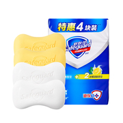 【10点抢】舒肤佳香皂100g*4块装纯白清香型香皂柠檬味香皂