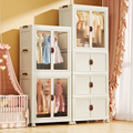儿童衣柜收纳柜储物柜子家用抽屉式宝宝婴儿置物简易塑料衣柜多层