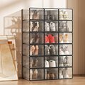 透明塑料鞋盒+抽屉式收纳盒