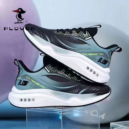 Plover品牌新款运动鞋夏季男鞋透气网面鞋子男学生跑步运动潮鞋子