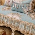 欧式沙发垫套高档奢华防滑四季通用布艺123组合u形贵妃坐垫客厅