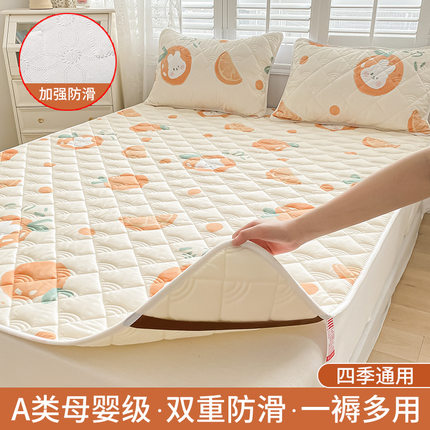 纯棉床垫软垫薄款榻榻米垫子定制床单防滑款床褥子垫褥可水洗折叠