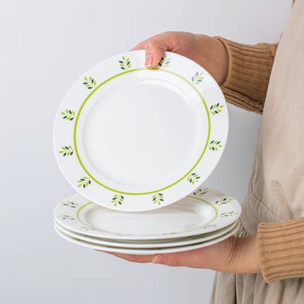 亿嘉碗碟套装家用小清新碗盘子组合简约陶瓷菜盘餐盘鱼盘餐具套装