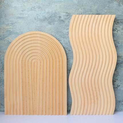 千端日式实木砧板榉木切菜板创意条纹沟槽面板水果蛋糕寿司板托盘