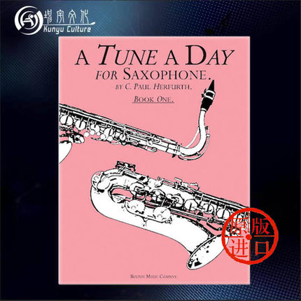 萨克斯每日练习 卷一 萨克斯独奏 Music sales原版乐谱书 A Tune a Day for Saxophone Vol 1 HL14034220