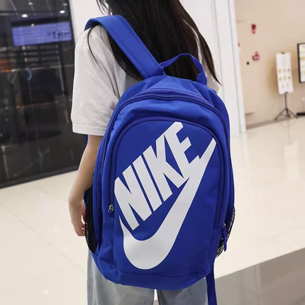 耐克新款双肩包nike书包背包蓝色大学生男旅游旅行包女大容量运动