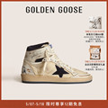 Golden Goose 女鞋 Sky-Star 星星拼接休闲运动高帮脏脏鞋
