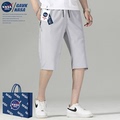 NASA GAVK2024春夏季新品百搭潮牌情侣男女同款潮中裤子7分短裤