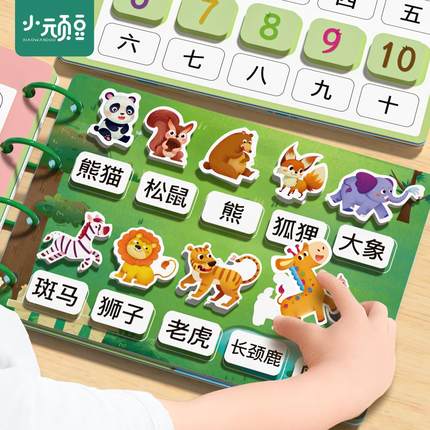 宝宝识字拼图板2到3岁6智力开发幼儿童认字1动脑蒙氏早教益智玩具