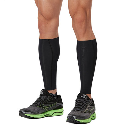 2XU小腿护腿套篮球足球护腿肌肉支撑跑步骑行男女护具压缩保暖套