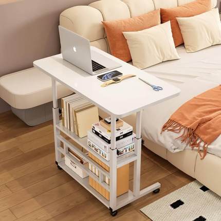 床边桌可移动升降电脑桌简易学生书桌卧室宿舍家用学习简约小桌子