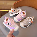 夏季女宝宝鞋子软底婴儿学步鞋透气镂空单网鞋男童运动鞋0-1岁3春