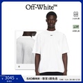 【春夏新品】OFF-WHITE 24年新款男女同款刺绣斜条纹宽松短袖T恤