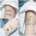 韩国纹身贴男女韩式风 水印贴纸安全环保防水花臂 大人小孩手臂贴