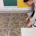 pvc地板砖贴纸防水耐磨自粘地板革家用厨房垫仿瓷砖阳台加厚地贴