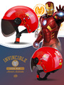 3C认证钢铁侠儿童头盔男孩夏季安全头盔3-6-12岁小孩电动车安全帽