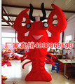 库充气龙虾气模大龙虾模型充气螃蟹拱门5米龙虾广告开业卡通人厂