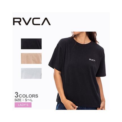 日本直邮卢卡短袖 T 恤 RVCA 巴洛克 RVCA TEE 女式黑色黑色白色