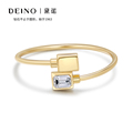 DEINO黛诺Link系列18K金实验室培育钻石手链异形钻戒项链央企品牌