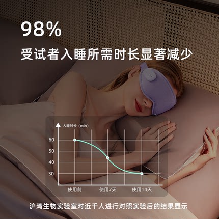 睡眠仪智能助眠失眠神器按摩蒸汽护眼仪安神催眠遮光改善睡眠眼罩