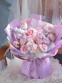 母亲节礼物手工编织花束diy材料包自制毛线泰国玫瑰成品送女朋友