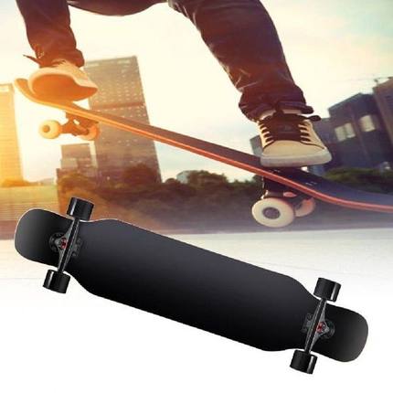 Long Skateboard High Friction Smooth Ride Non-slip Deck