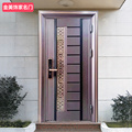 高端304不锈钢门单门韩式门安全防盗进户门中门家用子母门定制