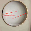新品钛金装饰条不锈钢背景墙圆形钛金装饰线条4/1圆整圆收边U型槽